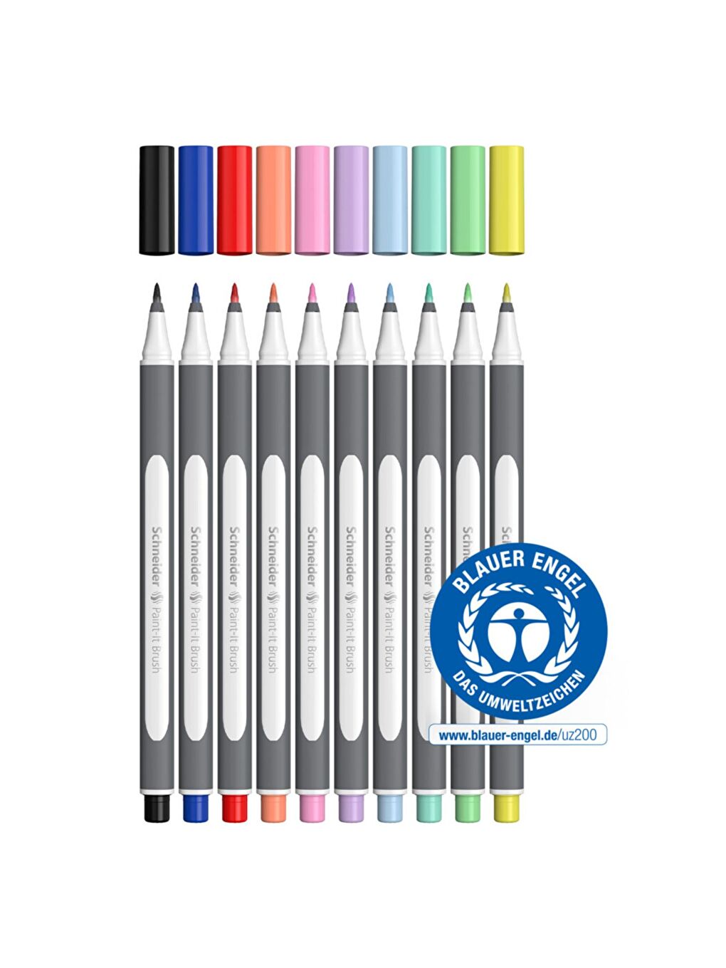 Paint-It 070 Brush Pen 10 Renk (ML07010504)-2