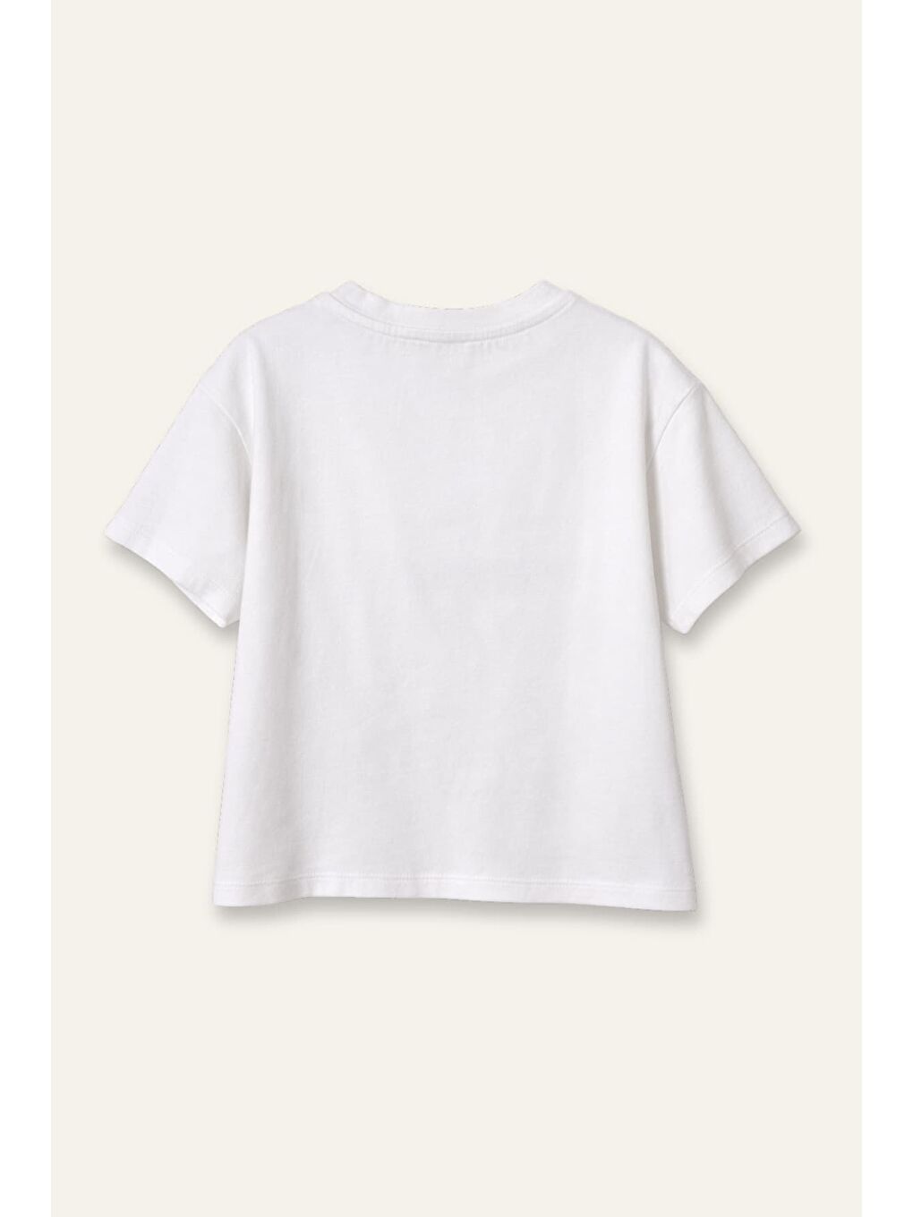 Erkek Çocuk Baskılı T-Shirt  - Ekru-2