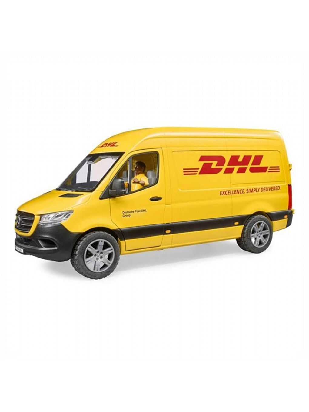 Bruder Renksiz Mb Sprinter Dhl Kamyonu ve Sürücüsü BR02671 - 1