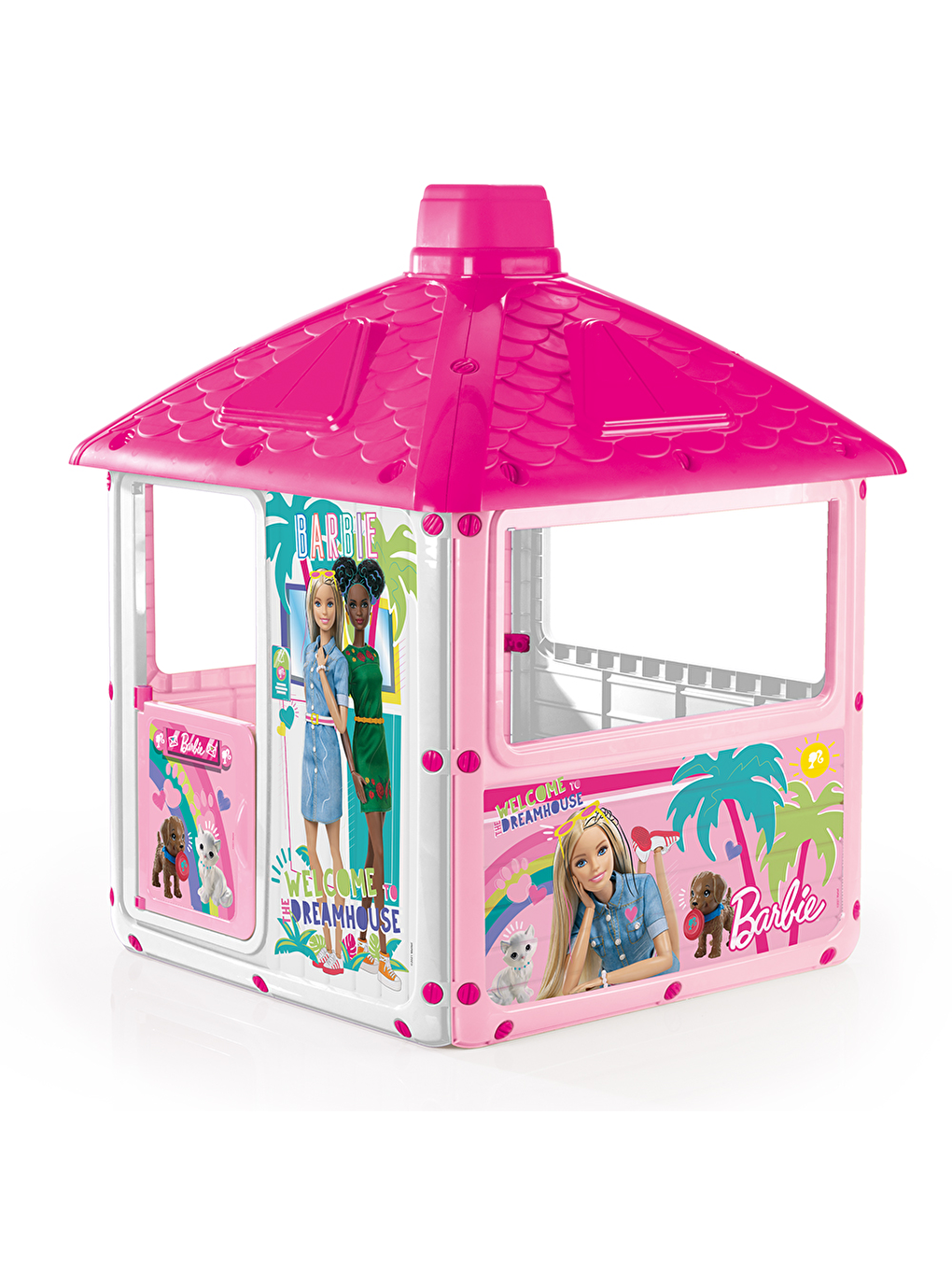 Dolu Lisanslı Renksiz Barbie Ev 1610