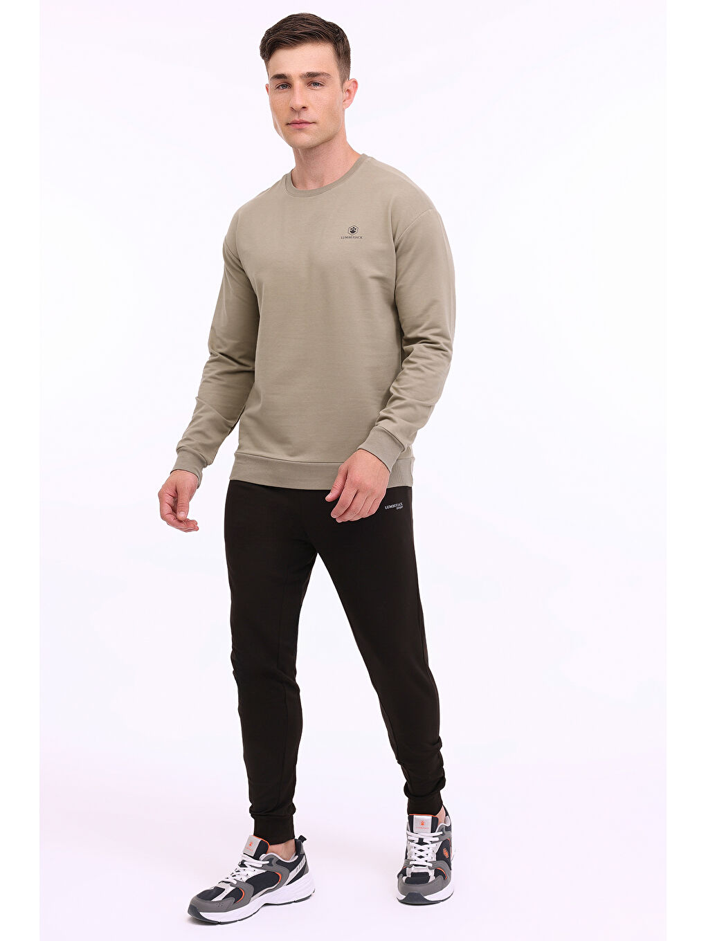 Lumberjack Haki MB SN75 C NECK SW 4PR Haki Erkek Sweatshirt - 2