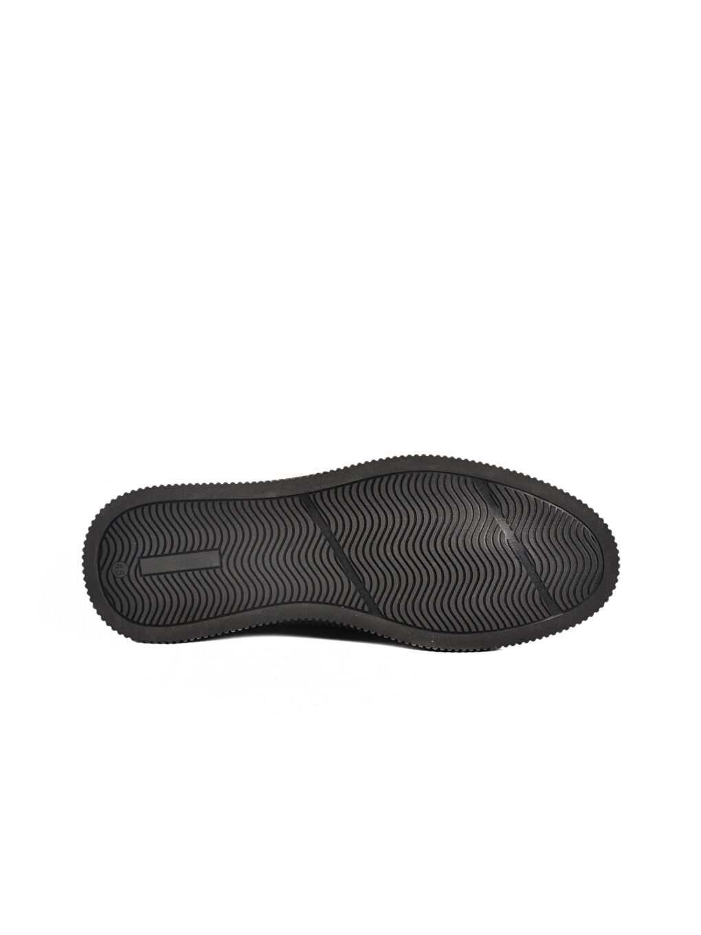 Siyah Hakiki Deri Büyük Numara Erkek Casual Ayakkabı 2517 M-4