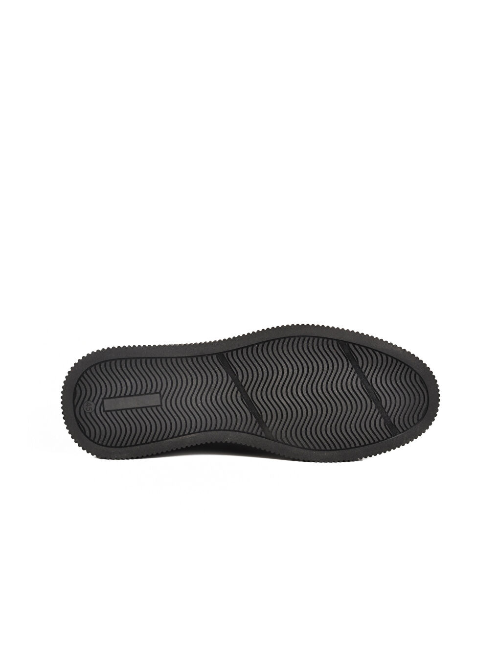 Siyah Hakiki Deri Büyük Numara Erkek Casual Ayakkabı 2516 M-4