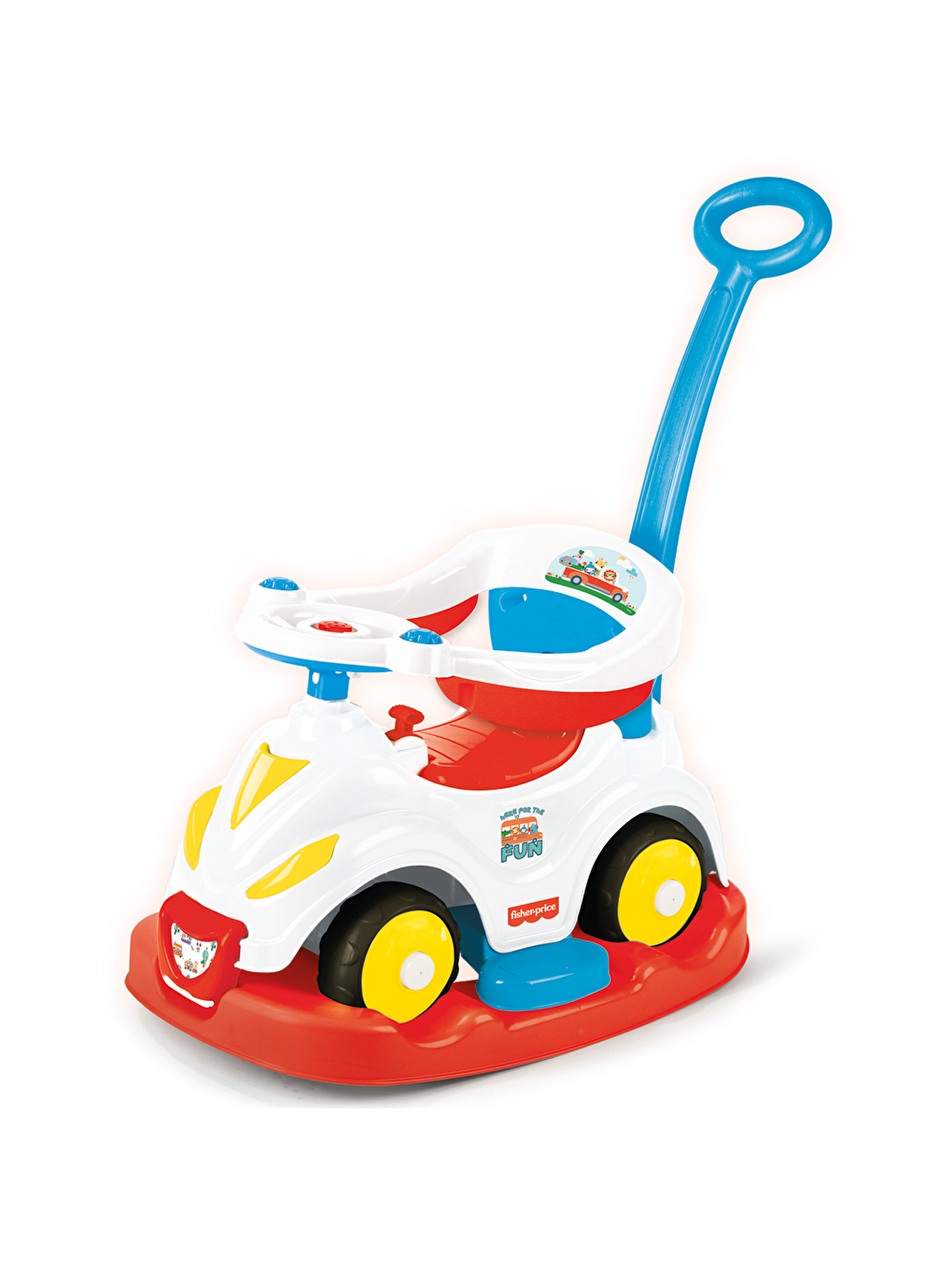 Dolu Lisanslı Renksiz Fisher Price Smile Araba 4ü 1 Arada 1812