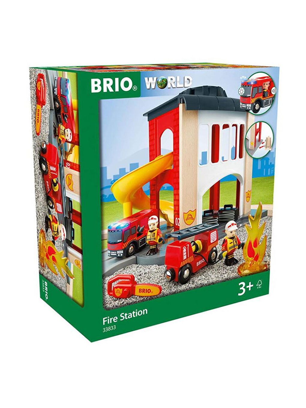 BRIO Renksiz İtfaiye İstasyonu 33833 - 2