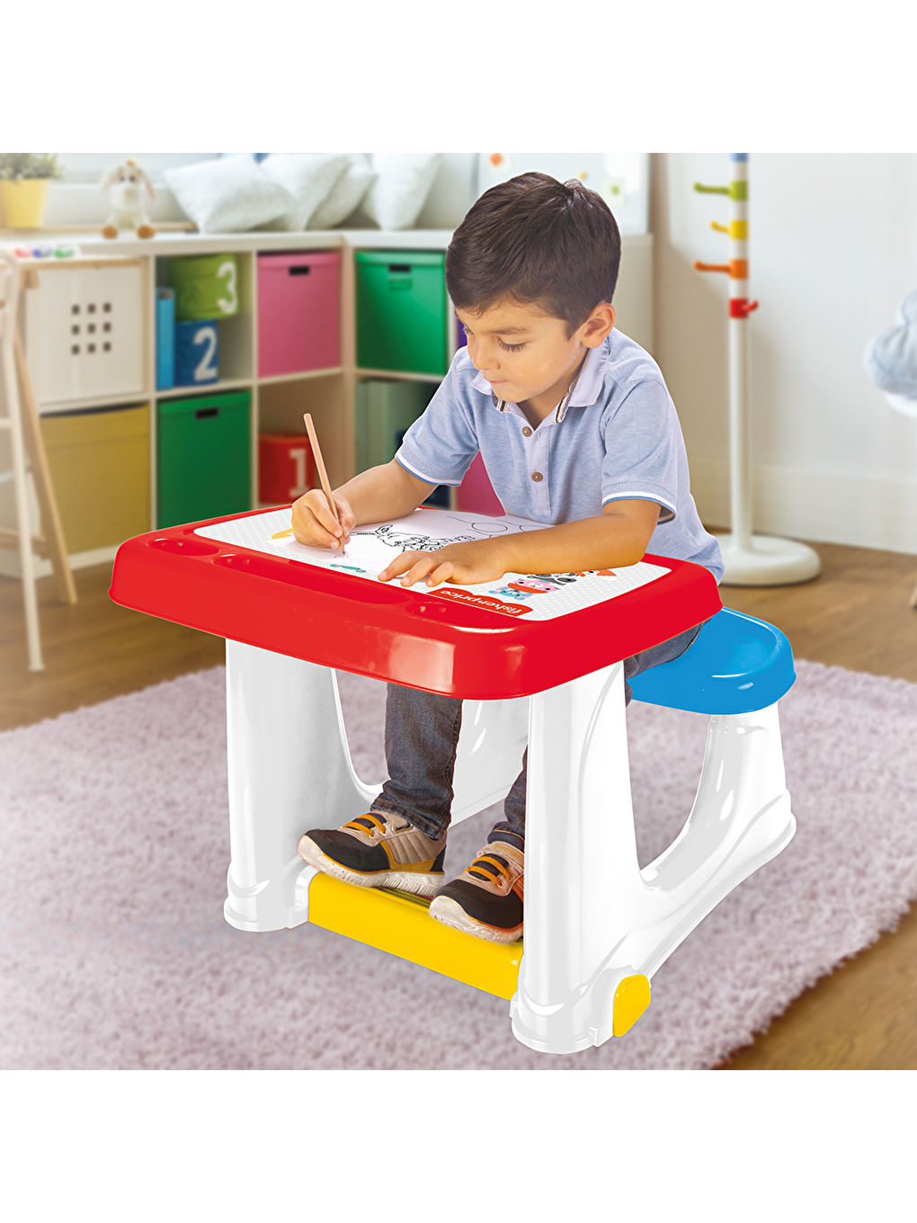 Dolu Lisanslı Renksiz Fisher Price Çalışma Masası 1810 - 1