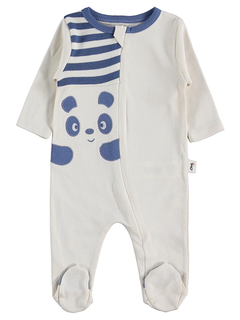 Baby Pandalı 6'lı Zıbın Takımları - Lacivert-1