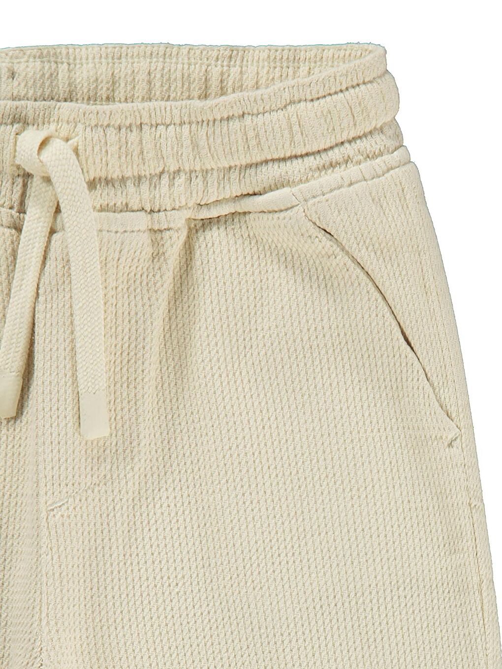 Pembe Boys Dokulu 6-9 Yaş Pantolon - Beyaz-2