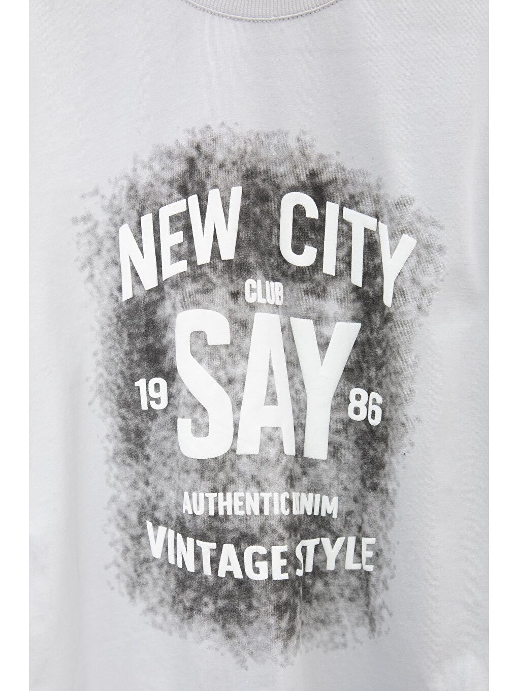 Gri Kabartmalı Yazılı Tişörtlü Desenli Şortlu Erkek Çocuk 2li Takım 23815-3