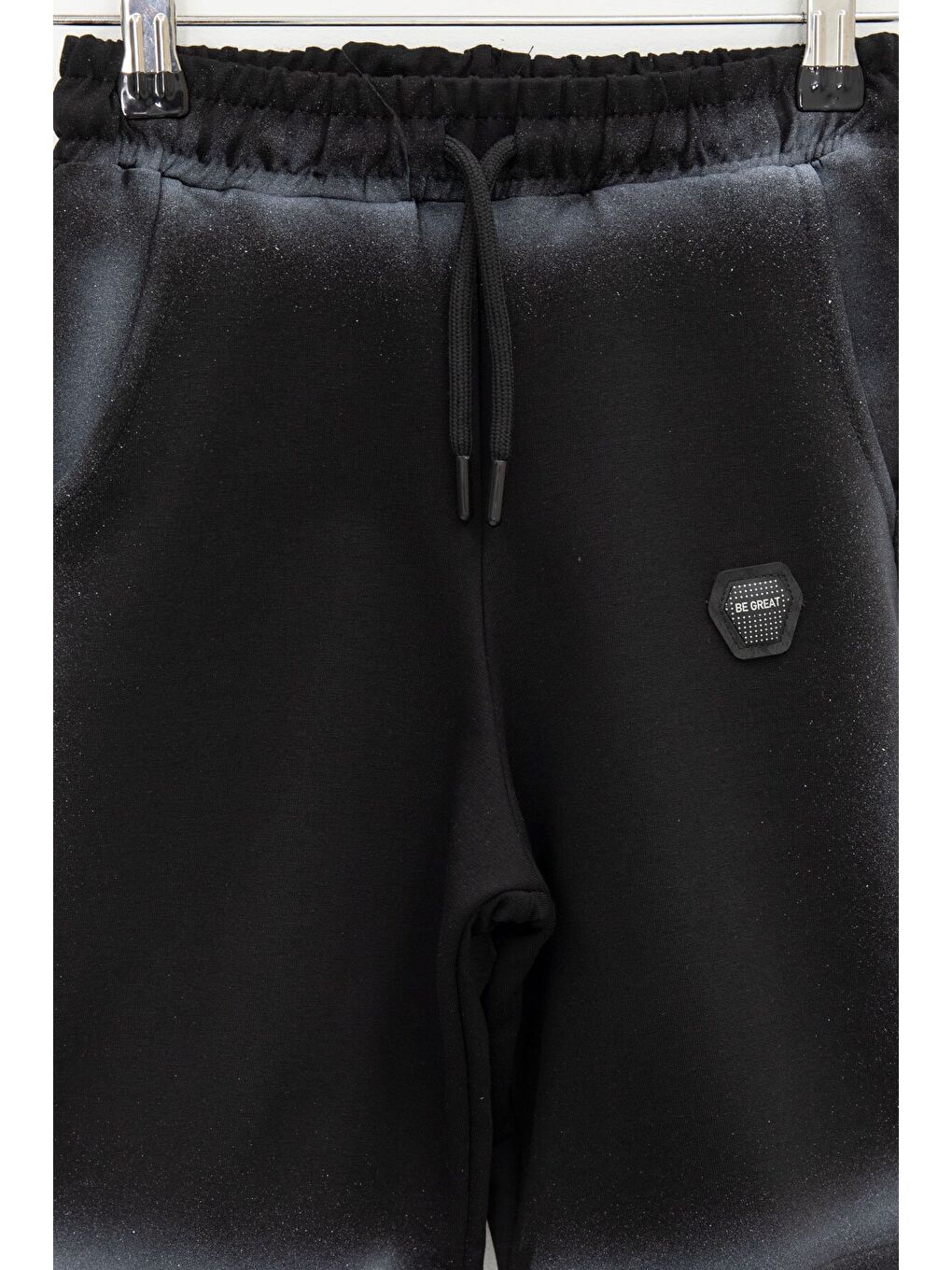 Gri Kabartmalı Yazılı Tişörtlü Desenli Şortlu Erkek Çocuk 2li Takım 23815-4