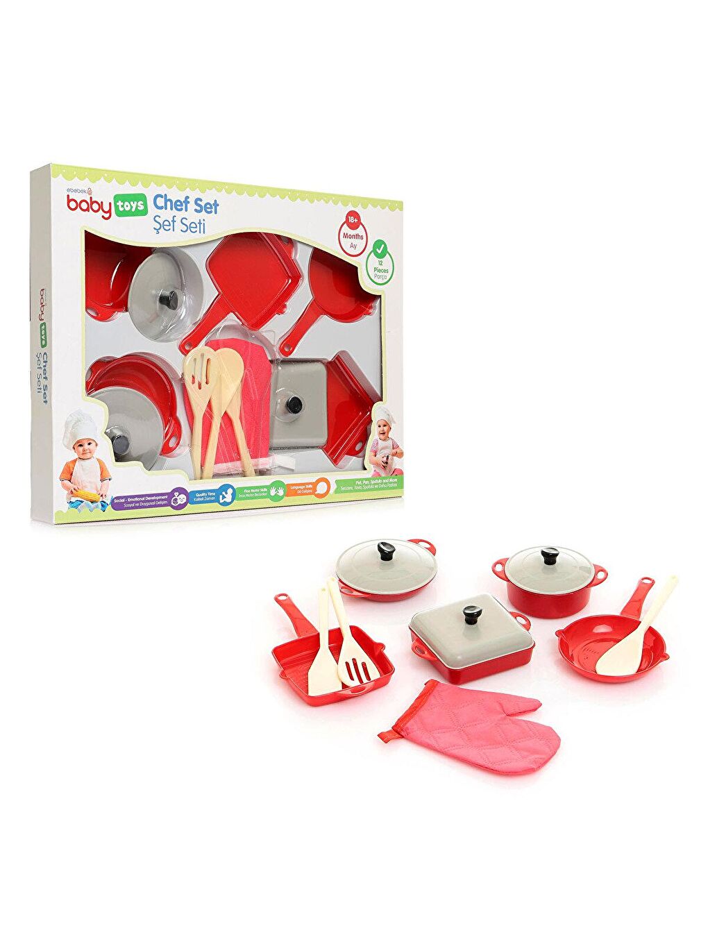 Baby Toys Karışık büyük şef seti