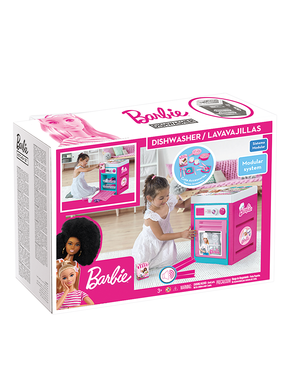 Dolu Lisanslı Renksiz Dolu Barbie Bulaşık Makinası 1612 - 4