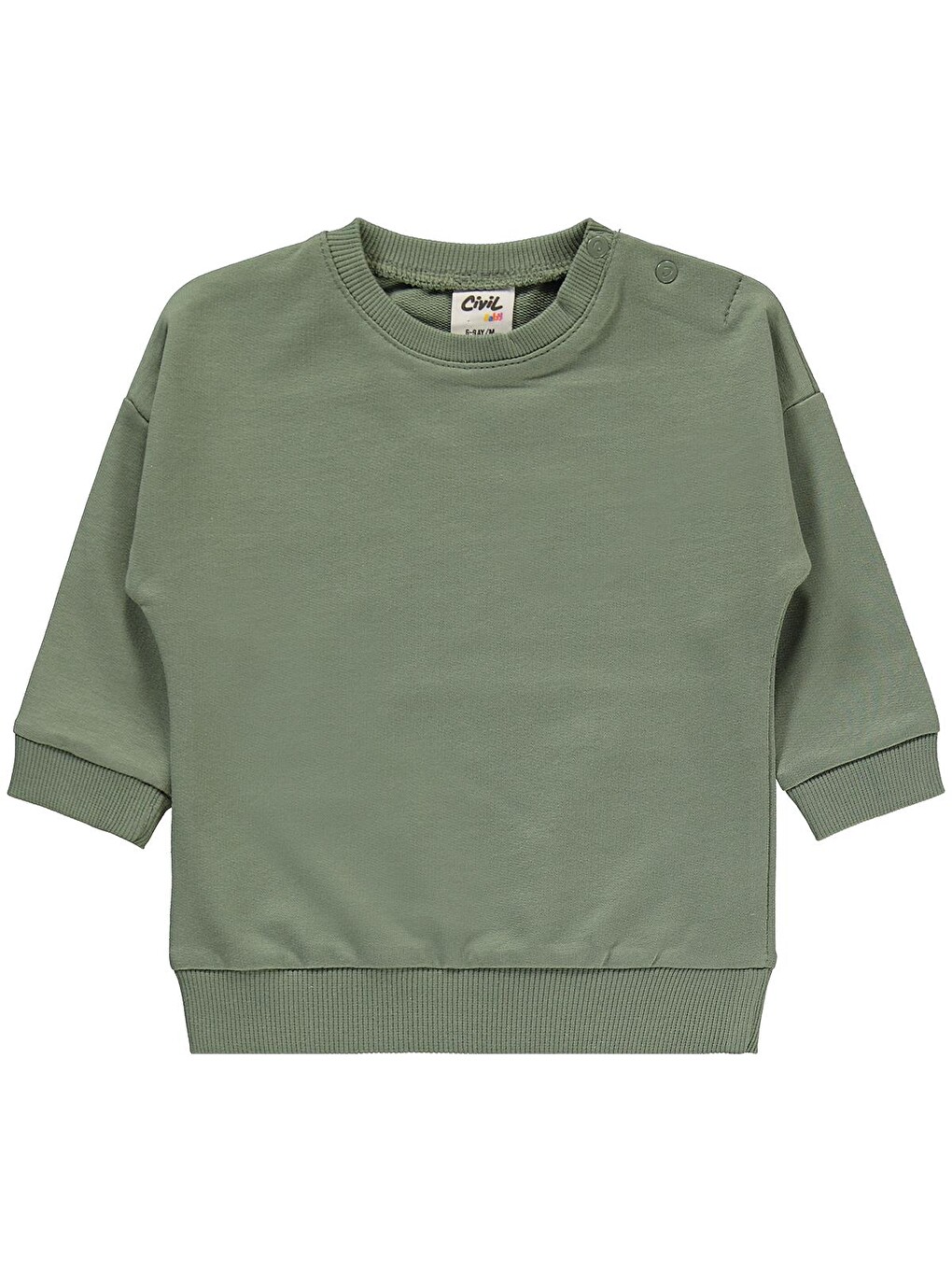 Baby Basic 6-18 Ay Takım - Haki-1