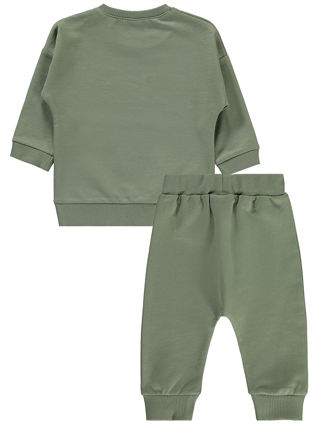 Baby Basic 6-18 Ay Takım - Haki-2