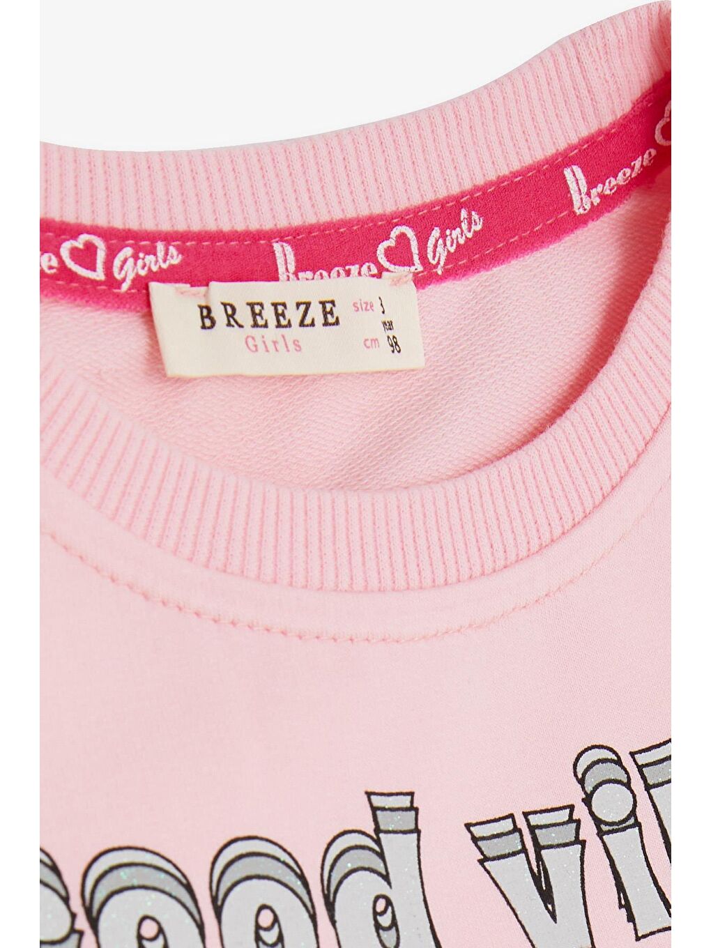 Kız Çocuk Eşofman Takımı Ayıcık Baskılı Pembe (3 Yaş)-8