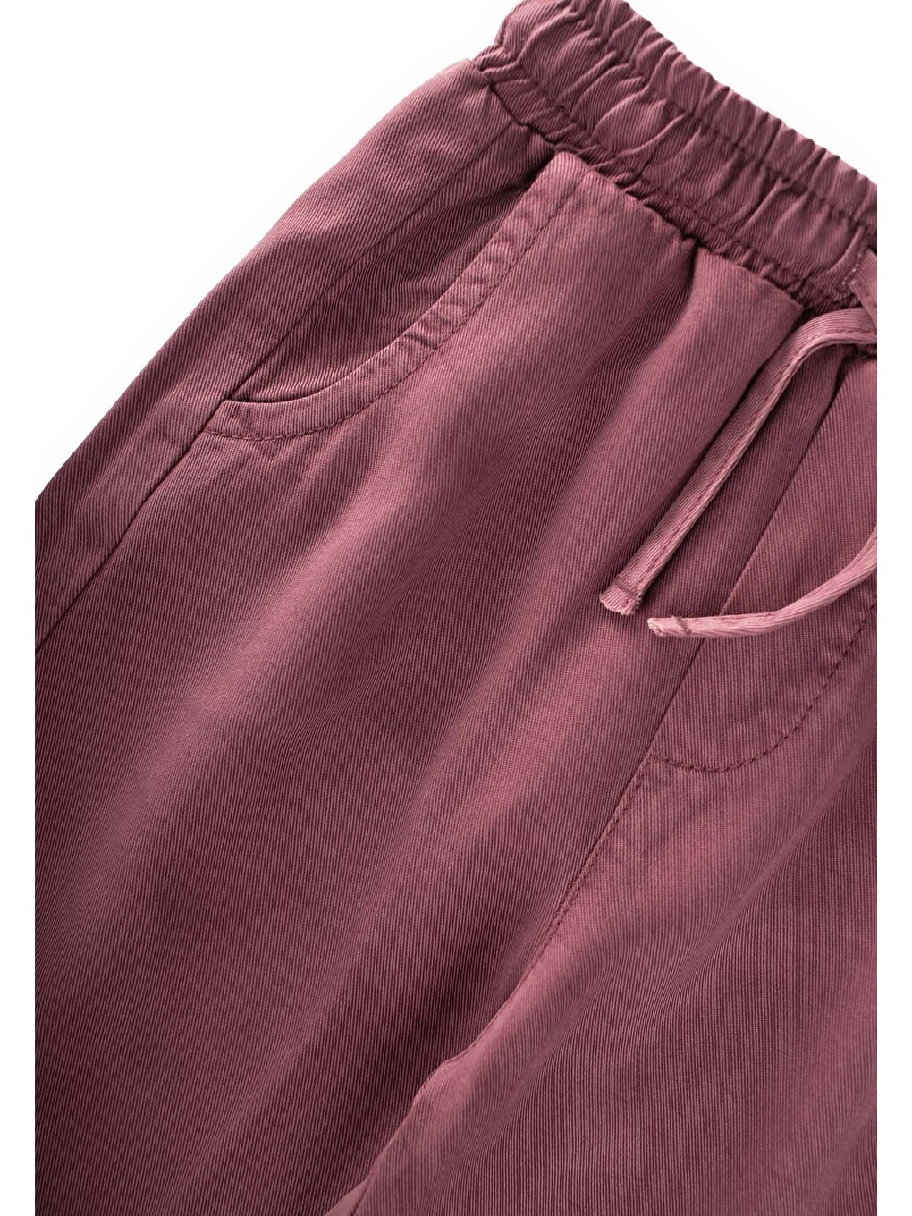 Dökümlü Kız Pantolon 2-12 Yaş Mürdüm-2