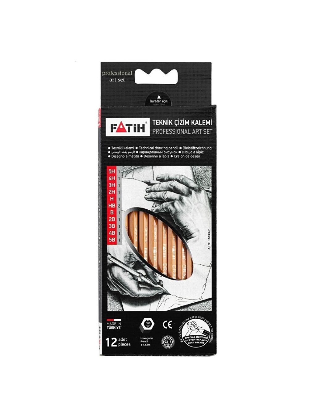 Teknik Çizim Kalemi Profesyonel Set-1