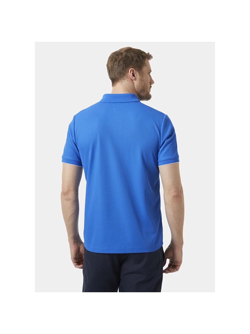 Ocean Erkek Mavi Klasik Yaka Polo Spor Tişört-1