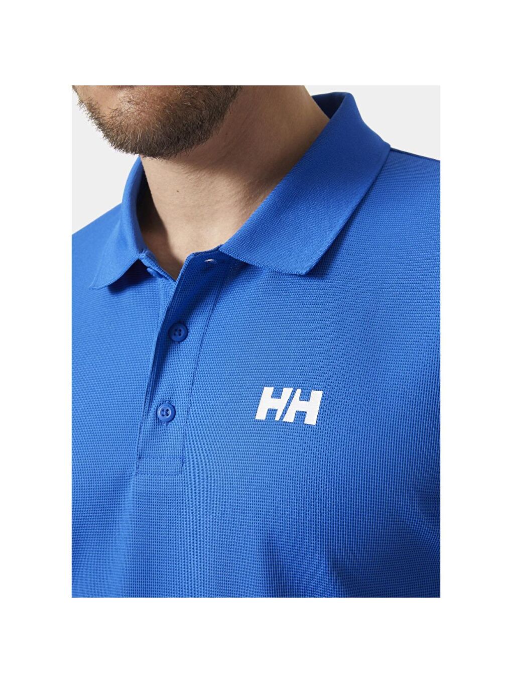 Ocean Erkek Mavi Klasik Yaka Polo Spor Tişört-2