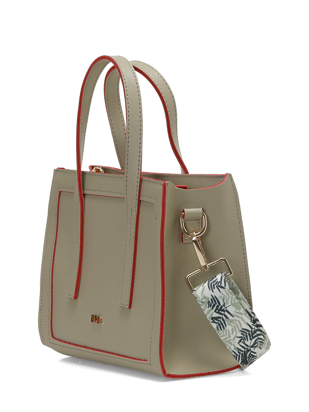 Yeşil CLT RENKLI EL 6FX Mint Kadın El ve Kol Çantası-1