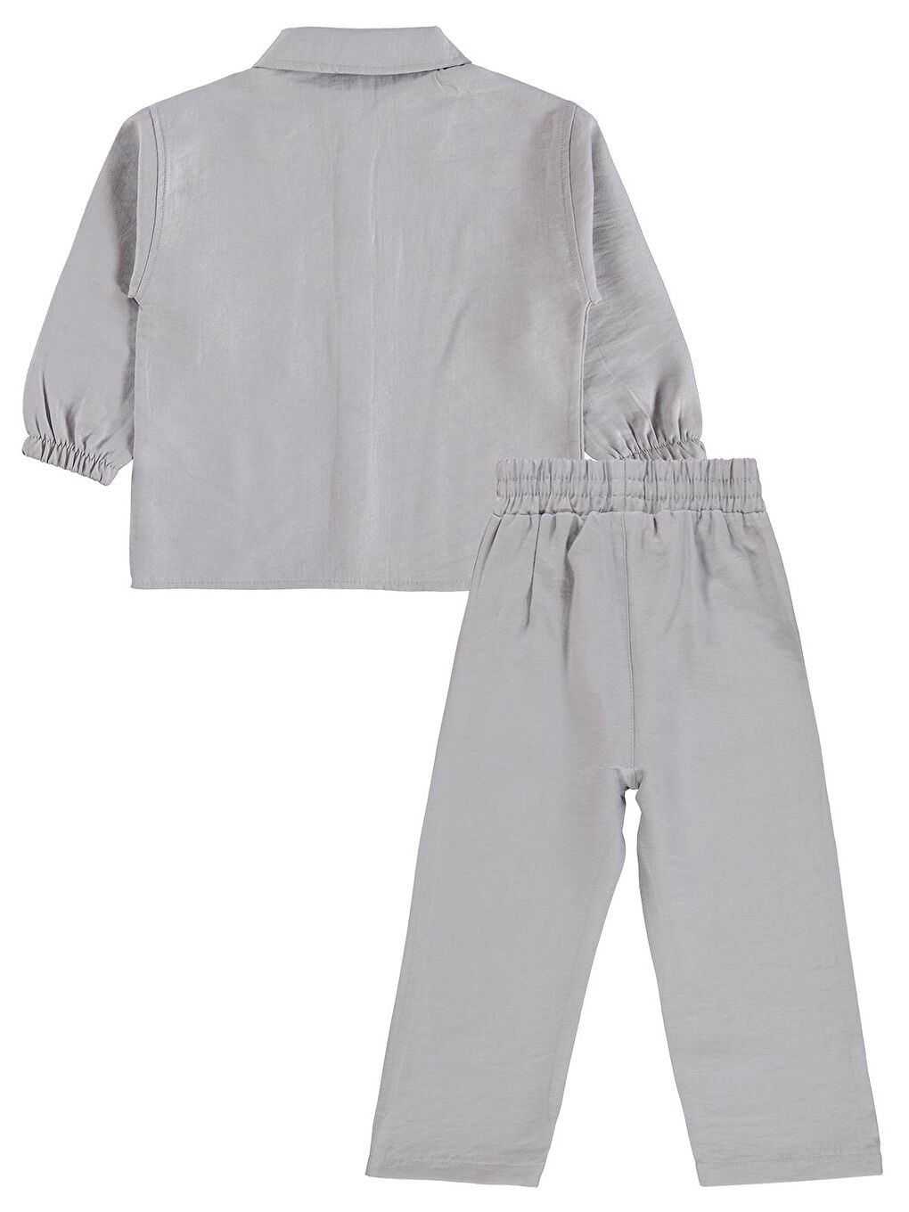 Boys Gabardin Çizgili 3 lü 2-5 Yaş Takım - Gri-2