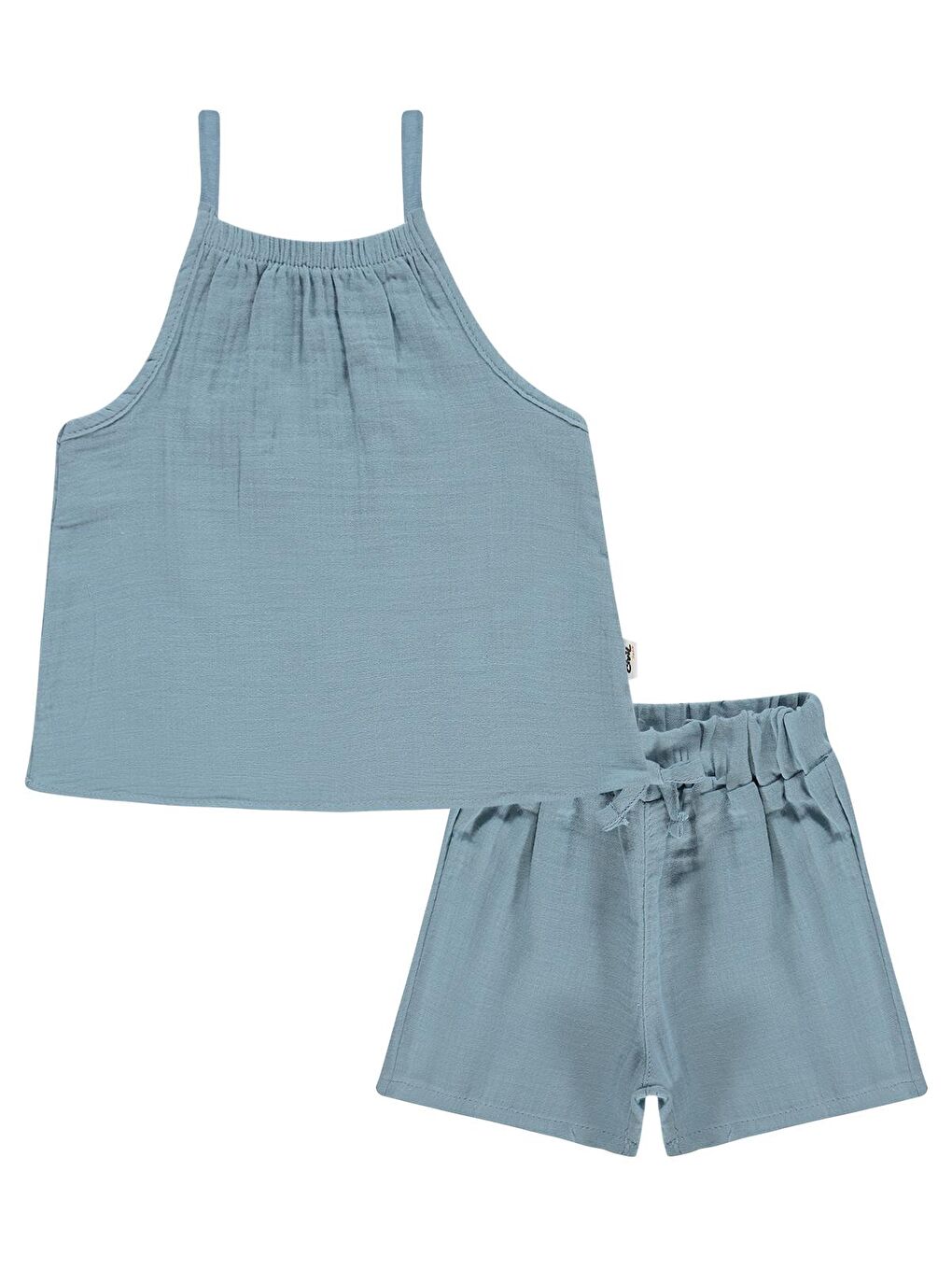 Petrol Baby Kız Bebek İp Askılı 6-18 Ay Takım - Yeşil-2