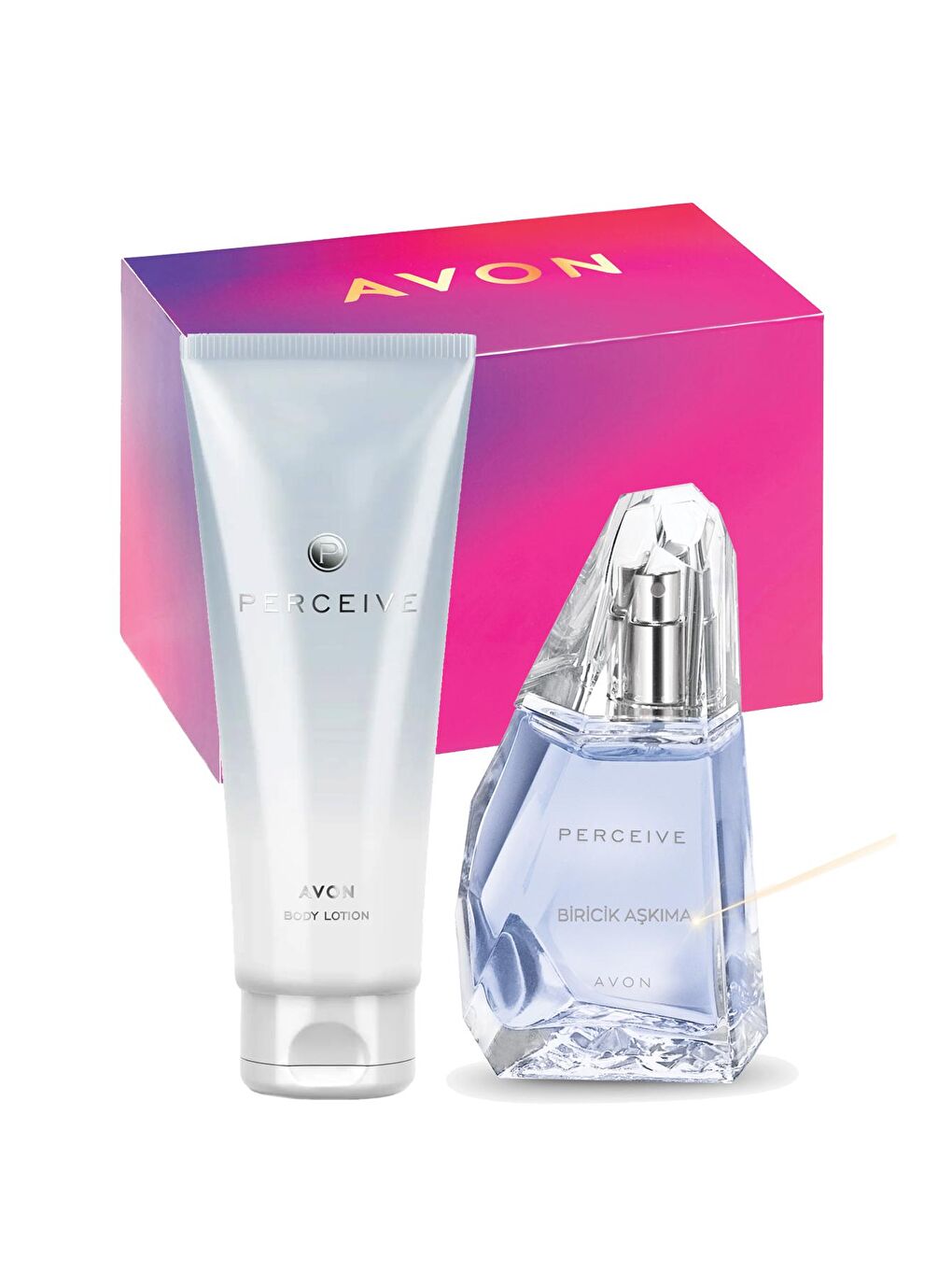 AVON Biricik Aşkıma Yazılı Perceive Kadın Parfüm ve Hediye Kutulu Paket