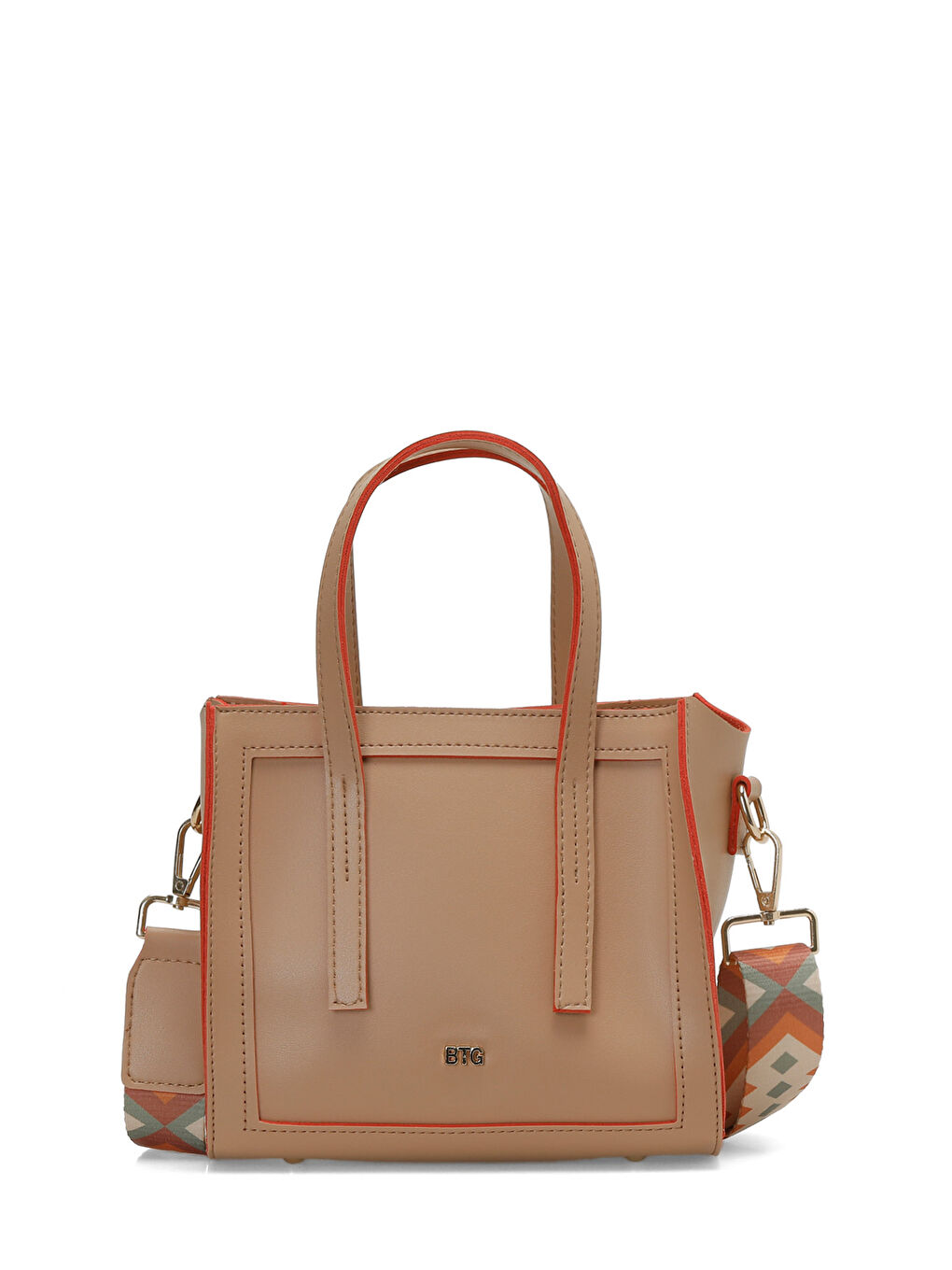 CLT RENKLI EL 6FX Bej Kadın El ve Kol Çantası