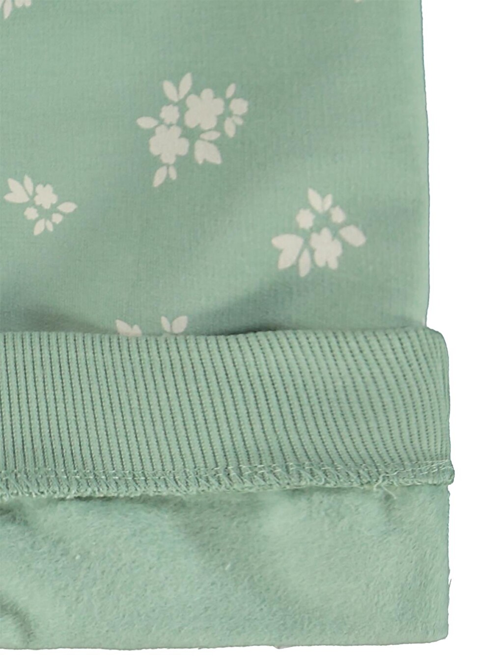 Baby Çiçek Empirme Basic 6-18 Ay Sweatshirt - Haki-1