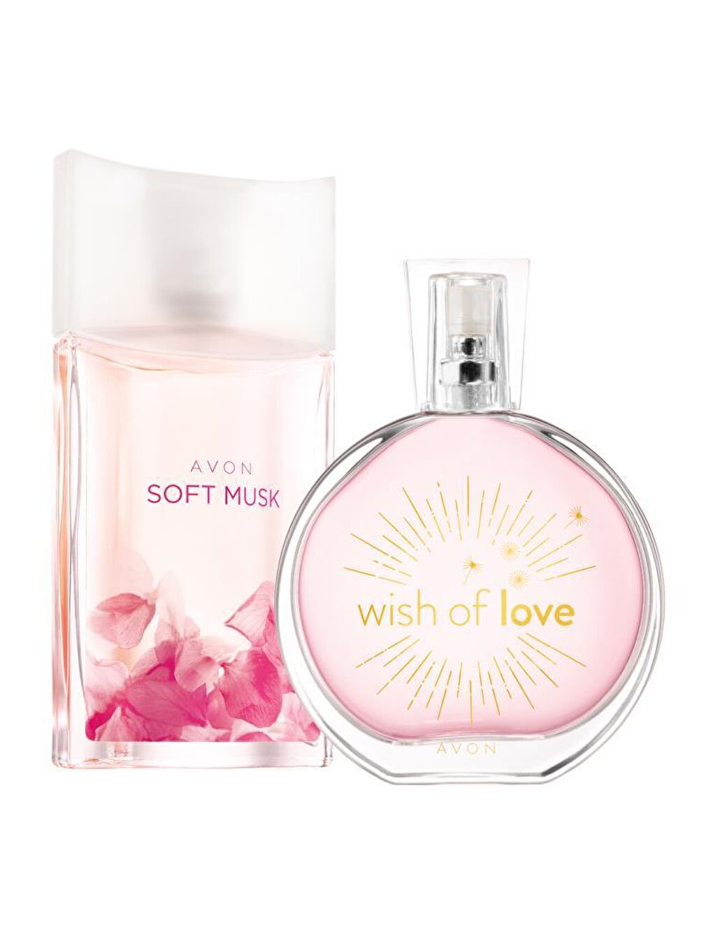 AVON Renksiz Soft Musk ve Wish Of Love Kadın Parfüm Seti