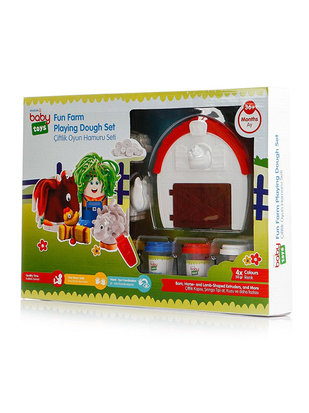 Baby Toys Karışık Çiftlik Bebek Oyun Hamuru Seti +3 Yaş - 2