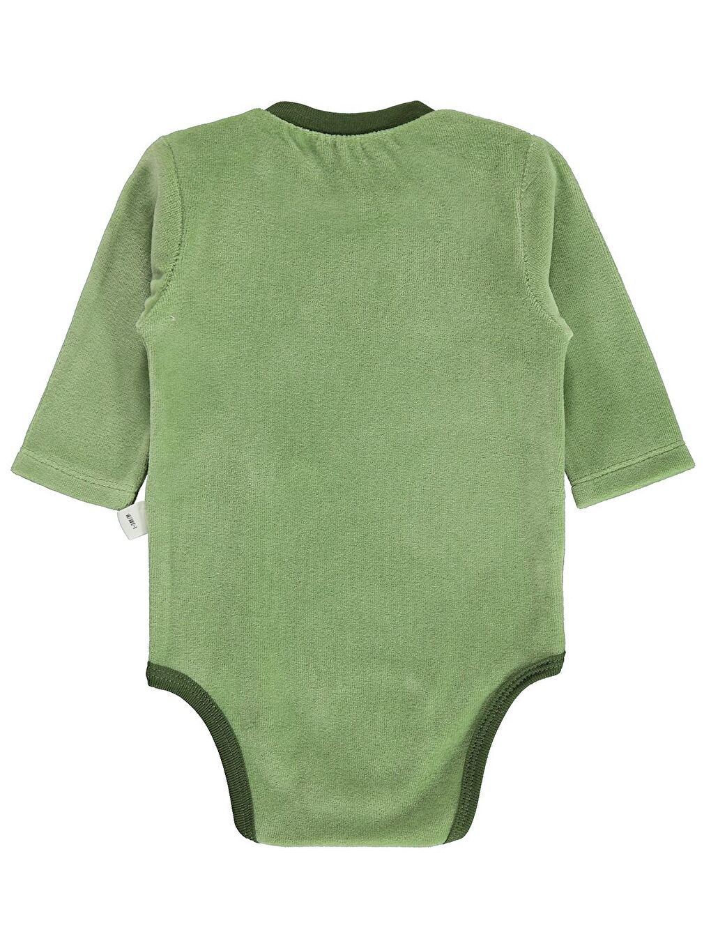 Baby Erkek Bebek Çıtçıtlı Badi 1-18 Ay Haki-1