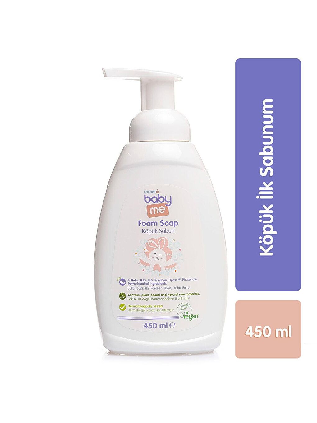 baby me Karışık Köpük İlk Sabunum 450 ml