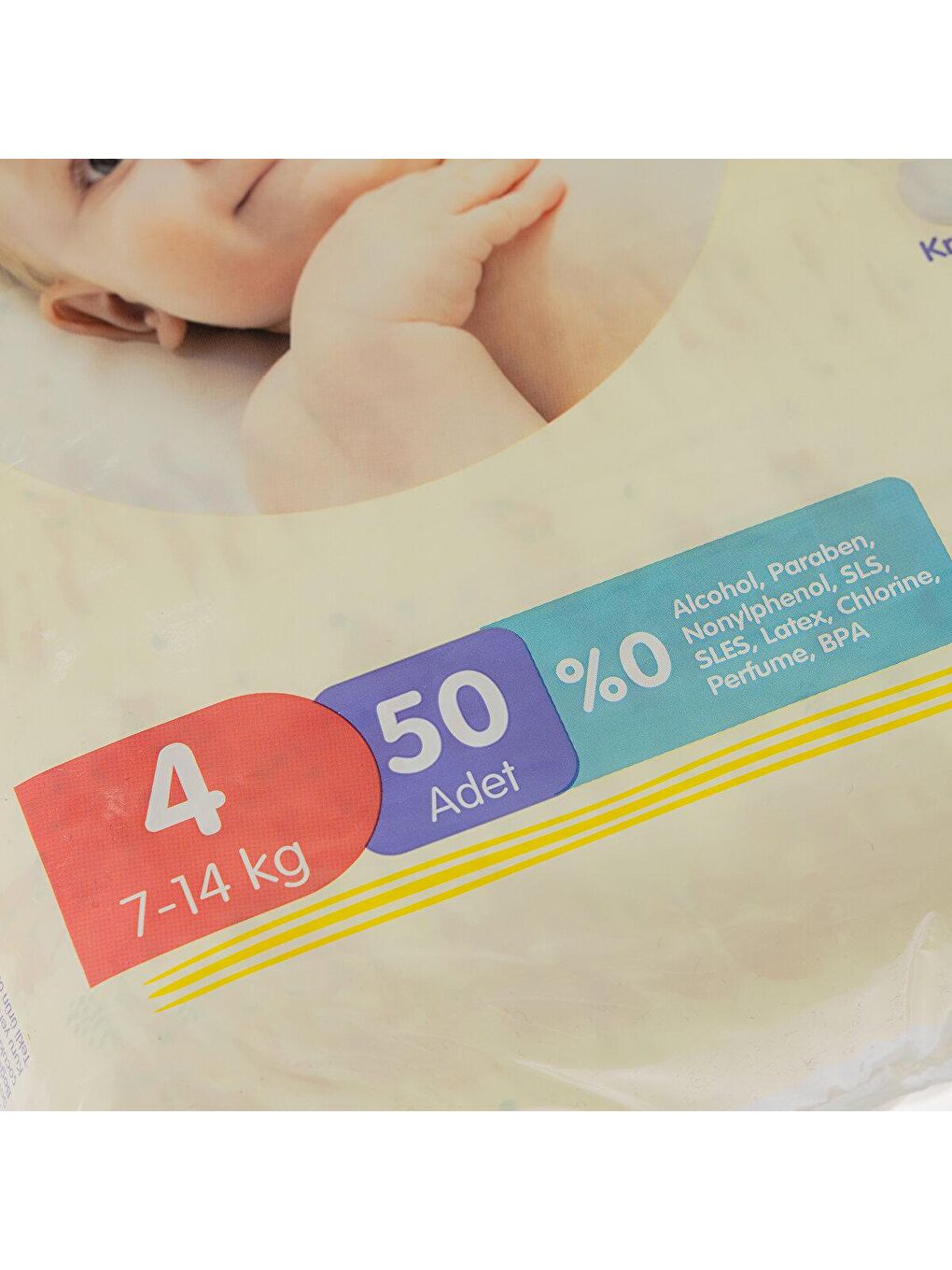 baby me Renksiz Maxi 4 Numara Bebek Bezi 7-14 kg 100 adet - 2