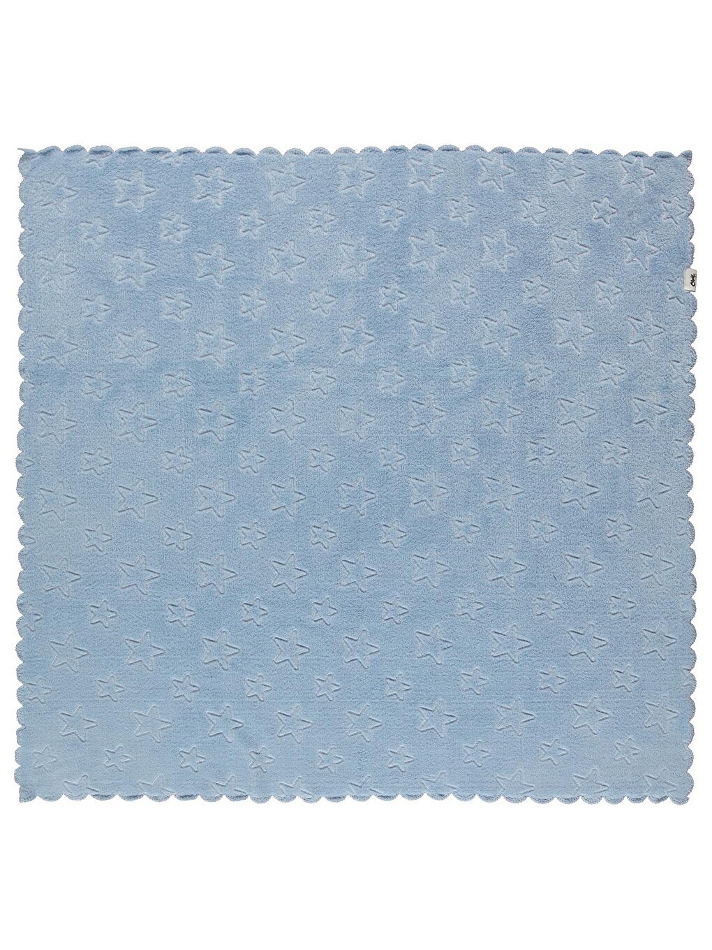 Baby Yıldız Desenli 90x90 Cm Battaniye - Mavi-1