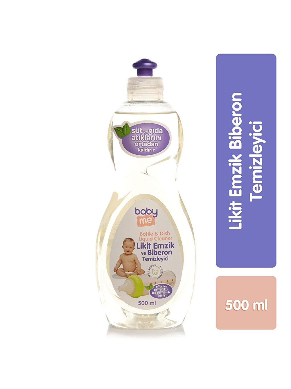 baby me Karışık Likit Emzik Biberon Temizleyici 500 ml - 1