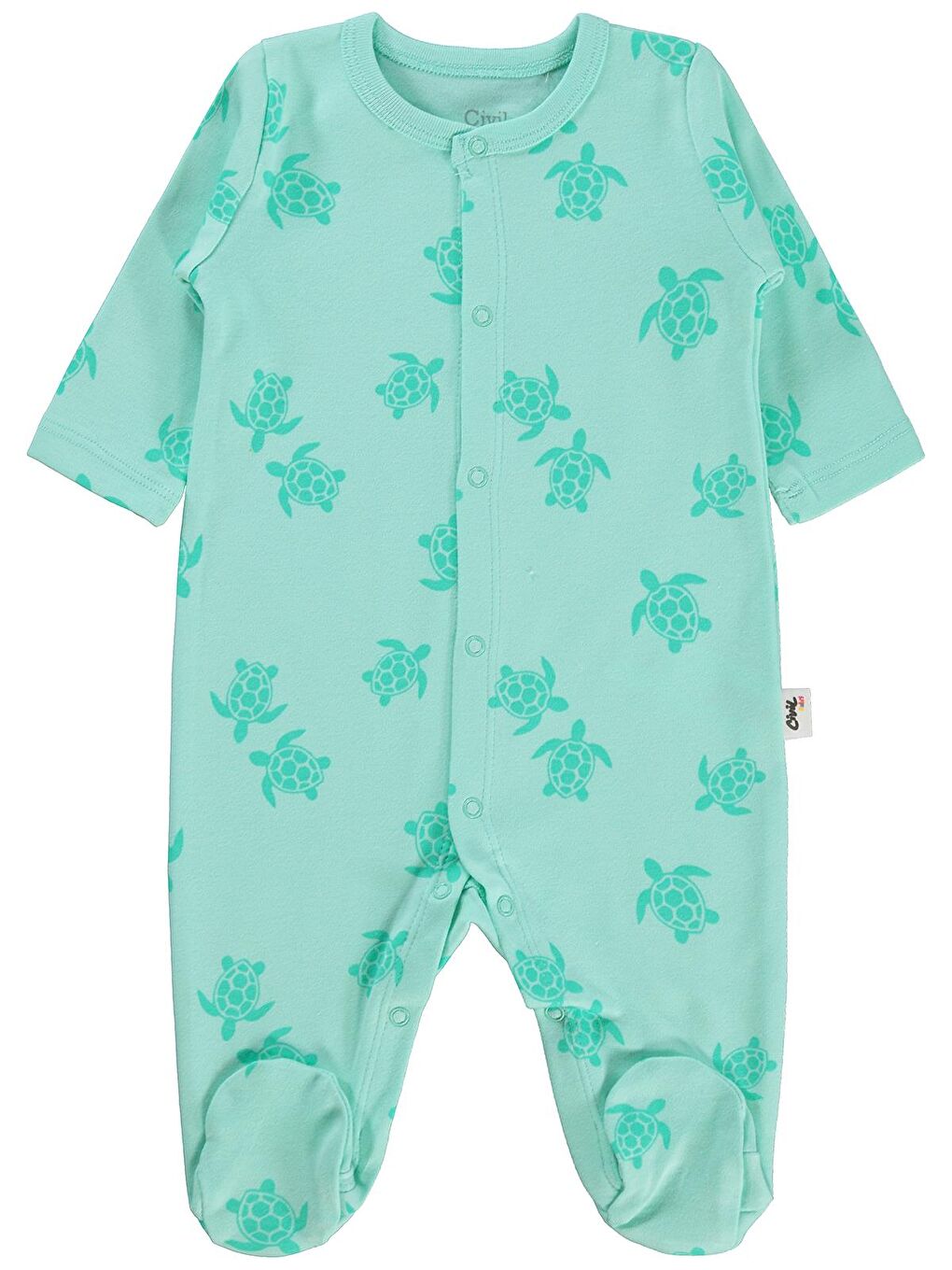 Baby Kaplumbağa Empirme 1-9 Ay Tulum - Yeşil