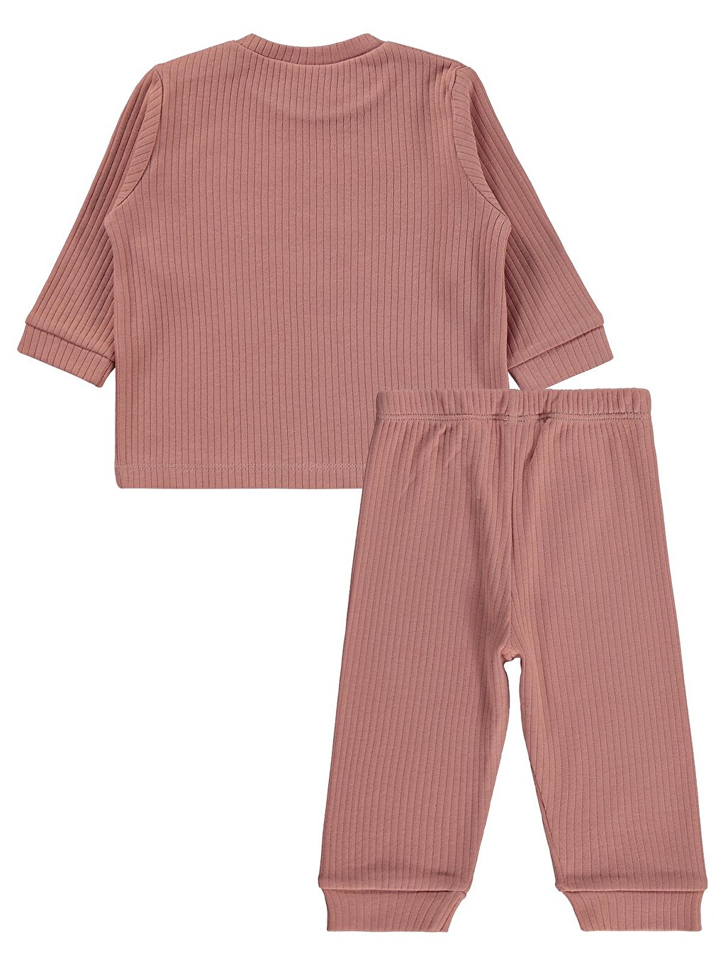 Baby Tavşan Baskılı 6-18 Ay Pijama Takımı - Pembe-2