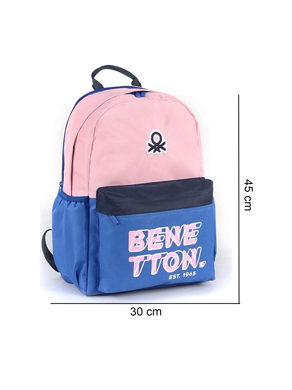 Bölmeli Okul Sırt Çantası 3 Bölmeli Pembe-1