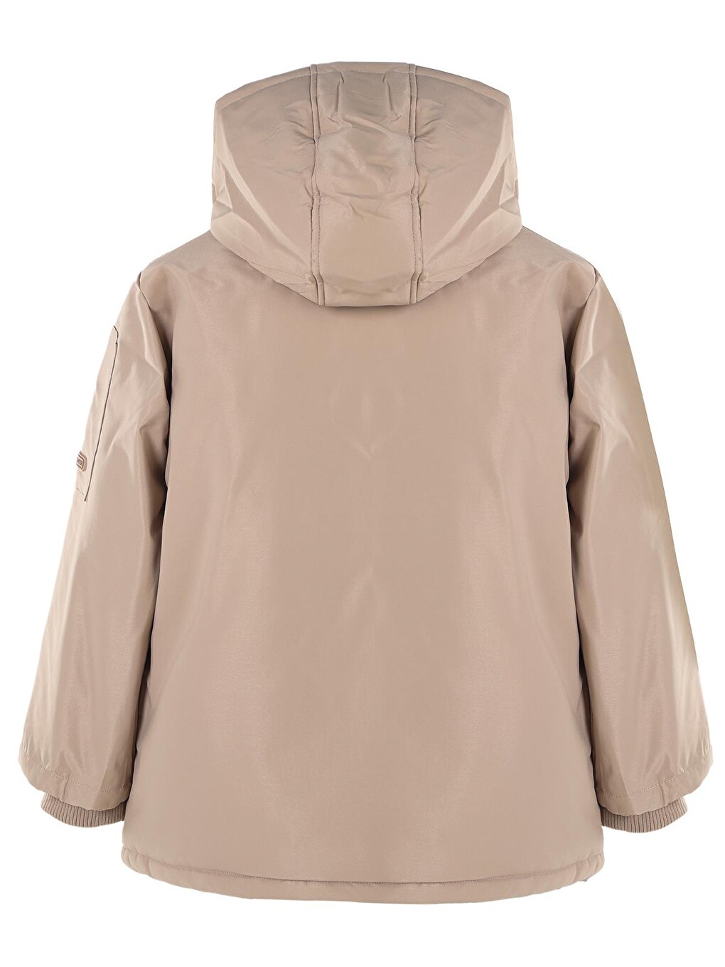 Boys Kolu Cepli Parka 10-13 Yaş Mont - Bej-1