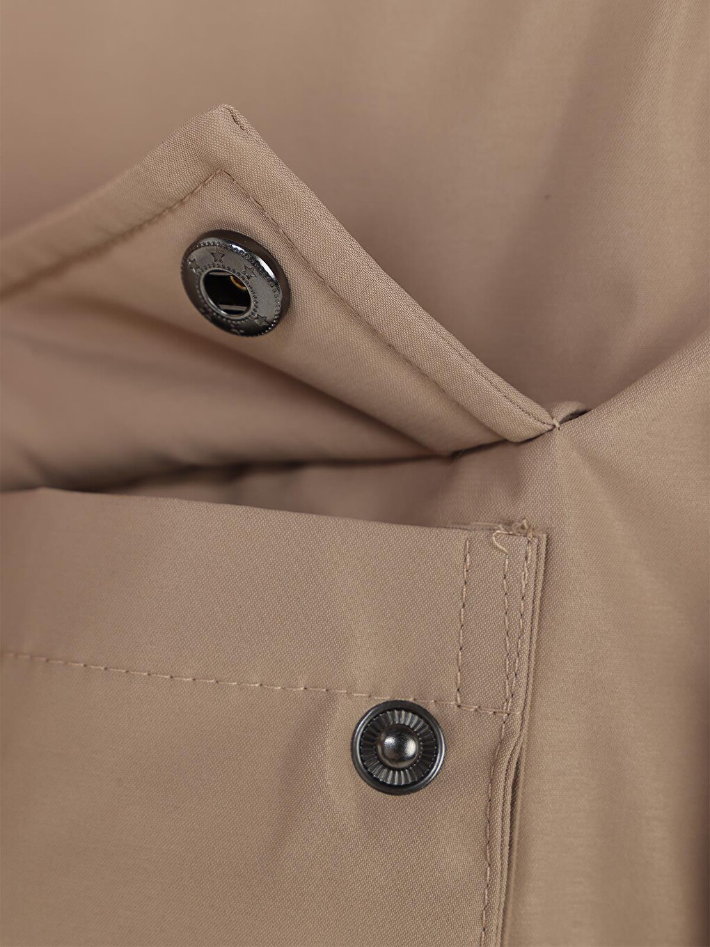 Boys Kolu Cepli Parka 10-13 Yaş Mont - Bej-2