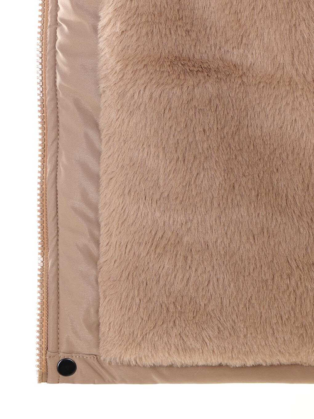 Boys Kolu Cepli Parka 10-13 Yaş Mont - Bej-5