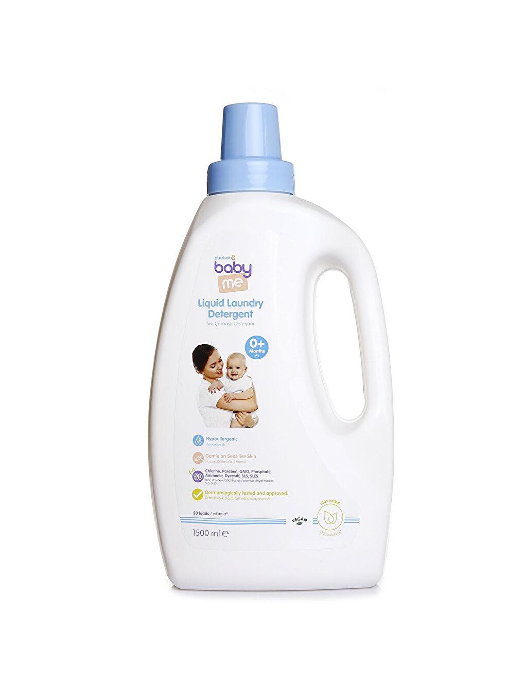 baby me Karışık Sıvı Bebek Çamaşır Deterjanı 1500 ml