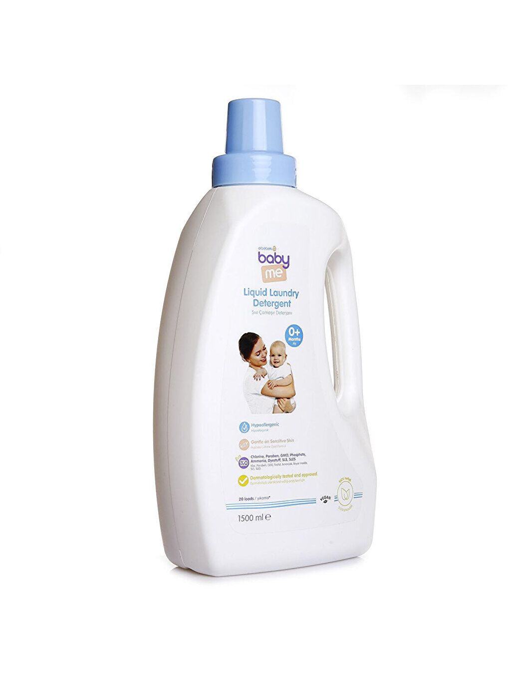 baby me Karışık Sıvı Bebek Çamaşır Deterjanı 1500 ml - 1