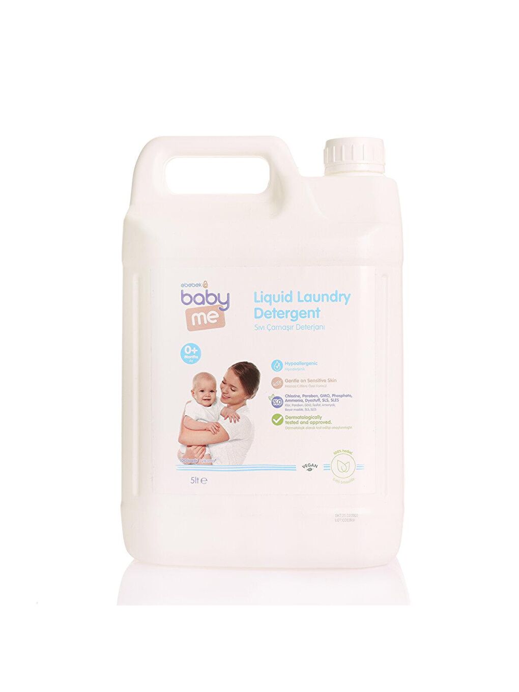 baby me Karışık Sıvı Bebek Çamaşır Deterjanı 5000 ml