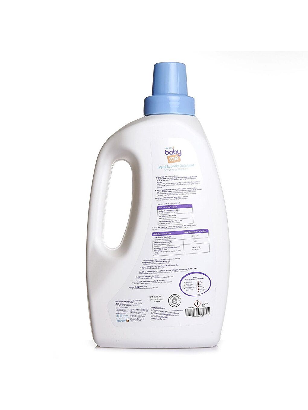 baby me Karışık Sıvı Bebek Çamaşır Deterjanı 1500 ml - 2