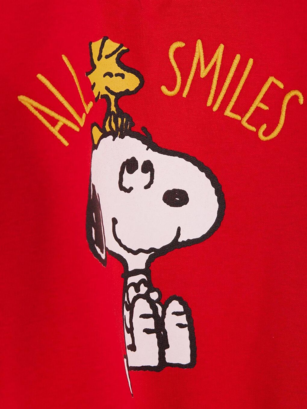 Supermino Kırmızı Snoopy Lisanslı Çocuk Sweatshirt 21643 - 2