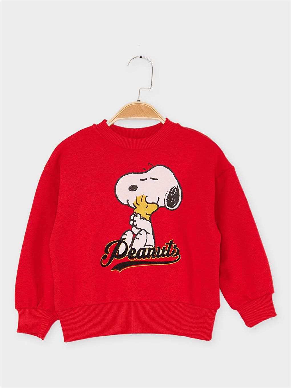 Supermino Kırmızı Snoopy Lisanslı Çocuk Sweattshirt 21624