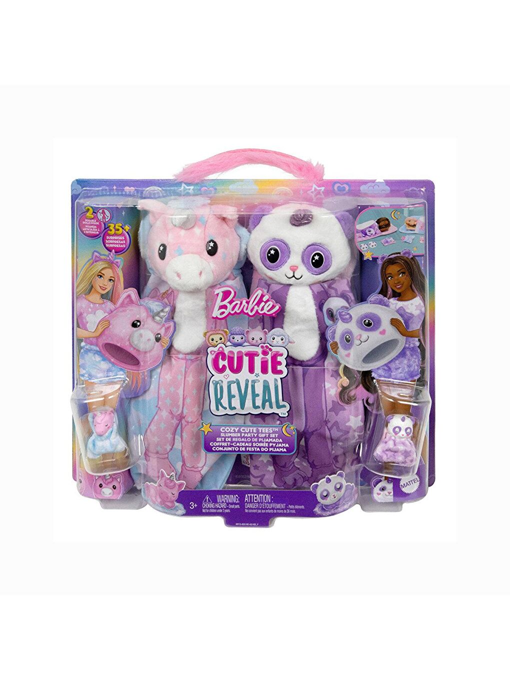 BARBIE Karışık Cutie Reveal Pijama Partisi İkili Set - 1