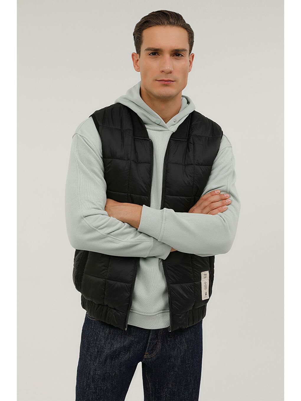 Lumberjack Siyah M-ABELARD VEST 2PR Siyah Erkek Yelek